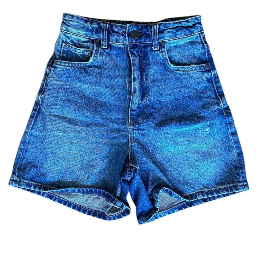 Zara mom jean shorts